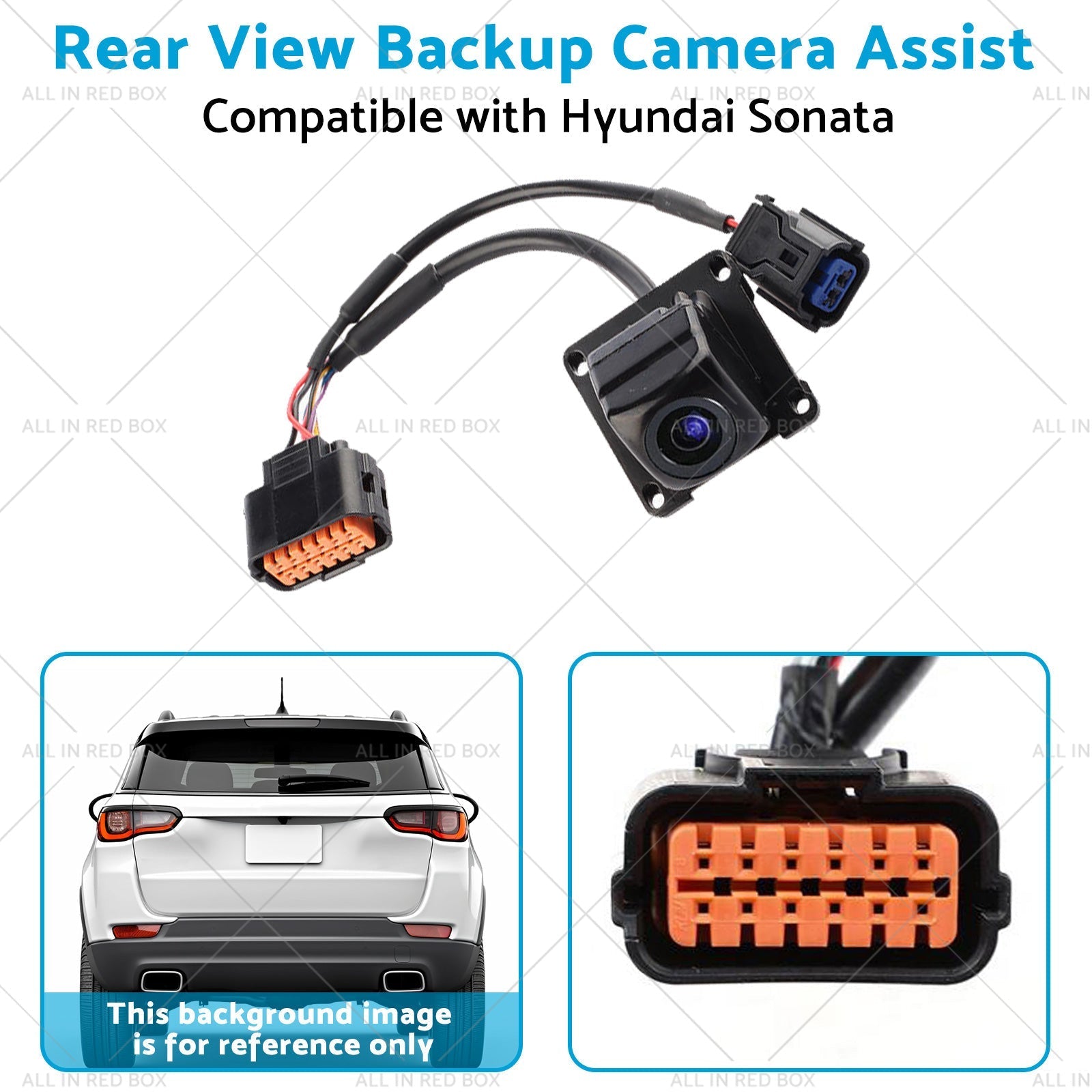 95766 - E6201 Rear View Backup Camera Assist Suitable for Hyundai Sonata 15 - 17 - Frazy's Auto Parts