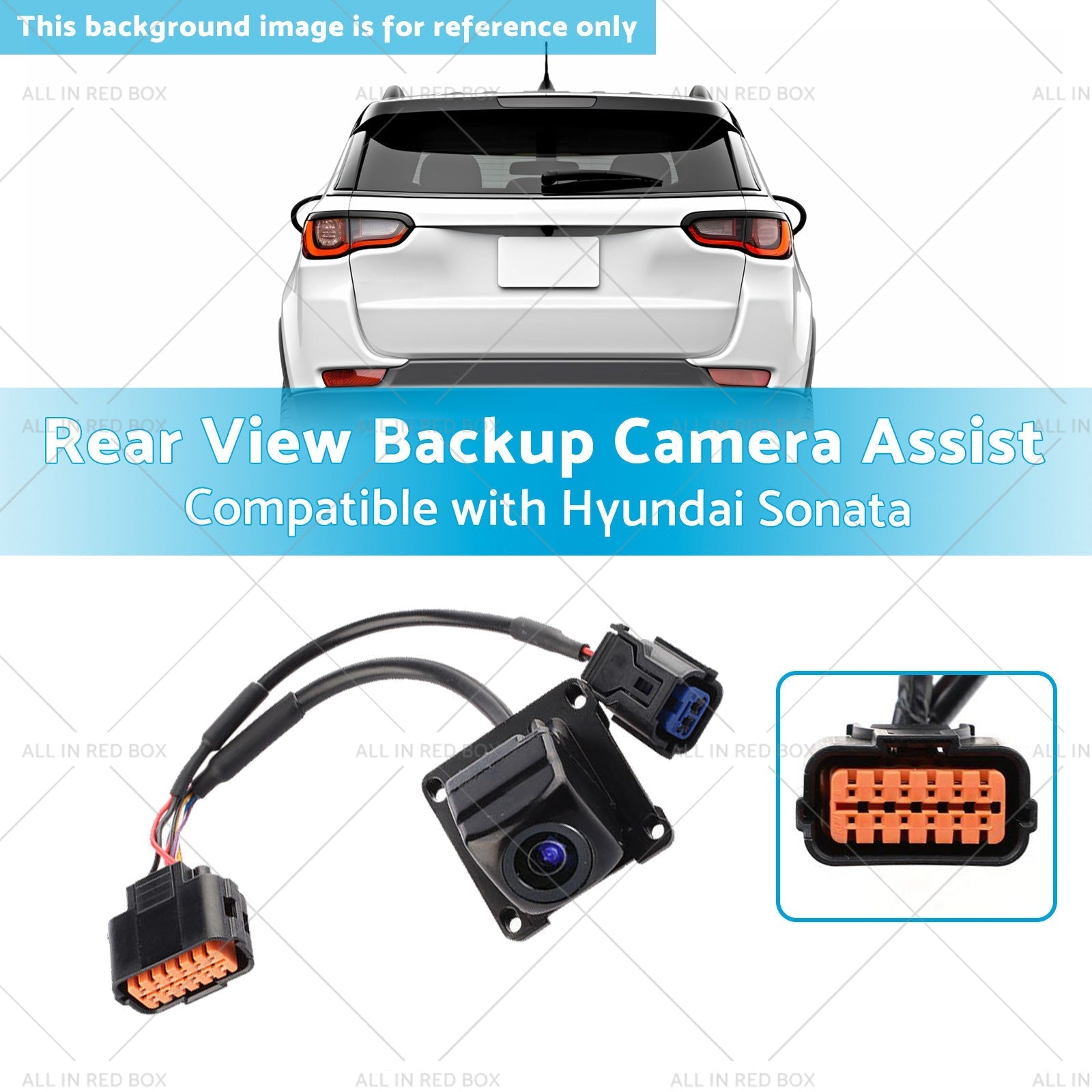 95766 - E6201 Rear View Backup Camera Assist Suitable for Hyundai Sonata 15 - 17 - Frazy's Auto Parts