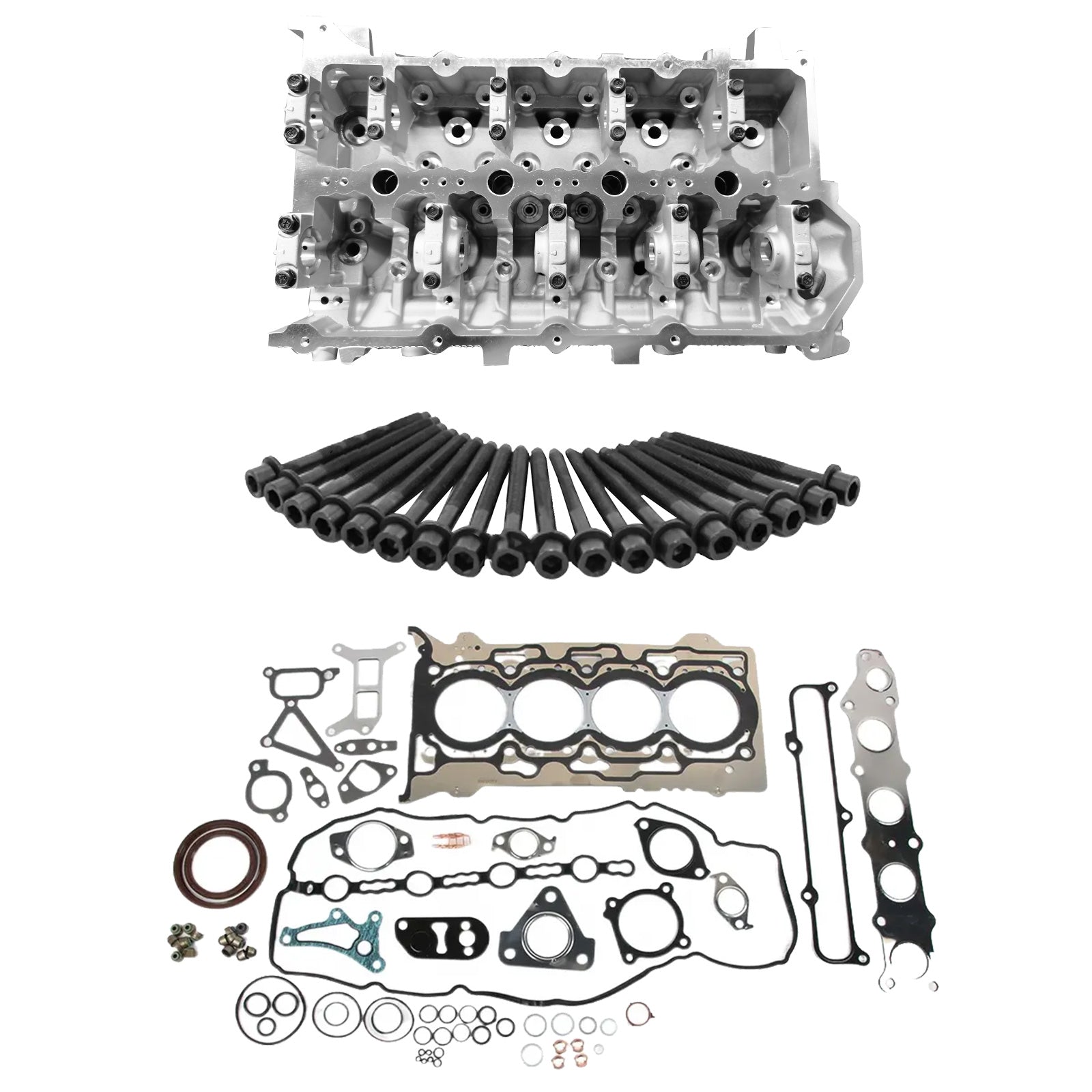Complete Cylinder Head Kit With Gaskets & Bolts Suitable For Mitsubishi Triton 4N15-0