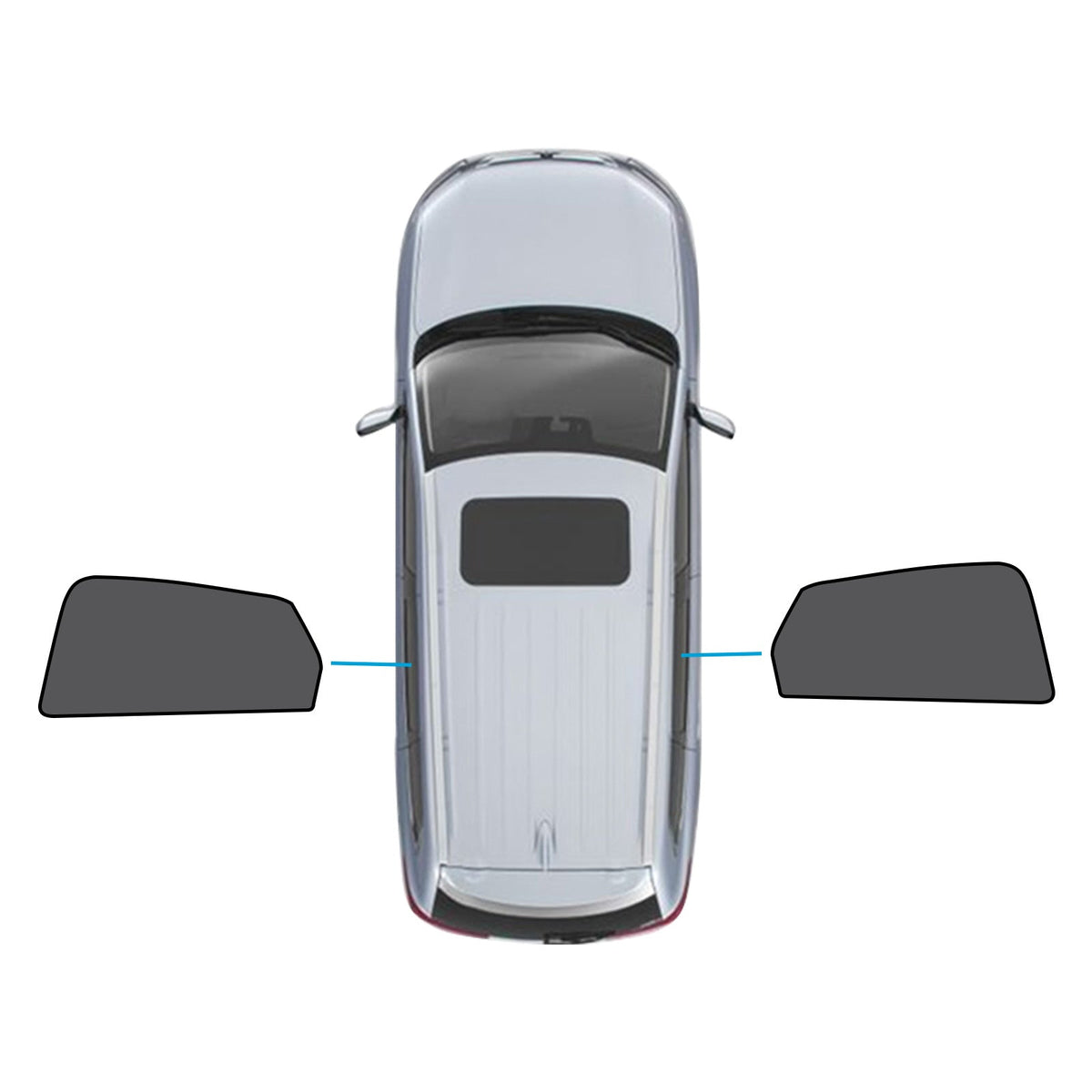 Car Window Magnetic Mesh Sun Blind Shades Suitable for Mazda CX30 CX-30 19-25-1