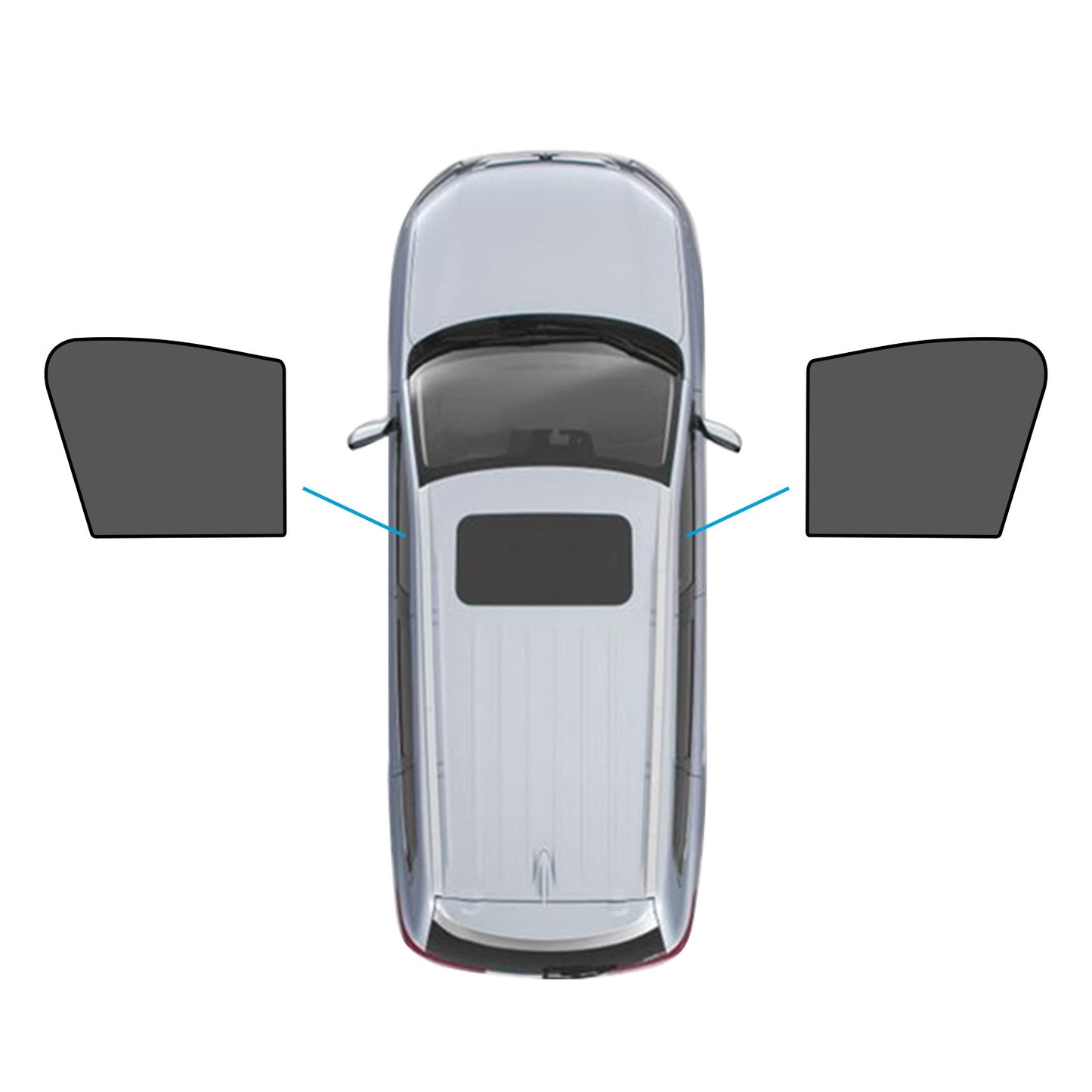 2x Front Car Window Sun Shades Suitable For Mazda CX-30 2019-2025 UV Protection-0