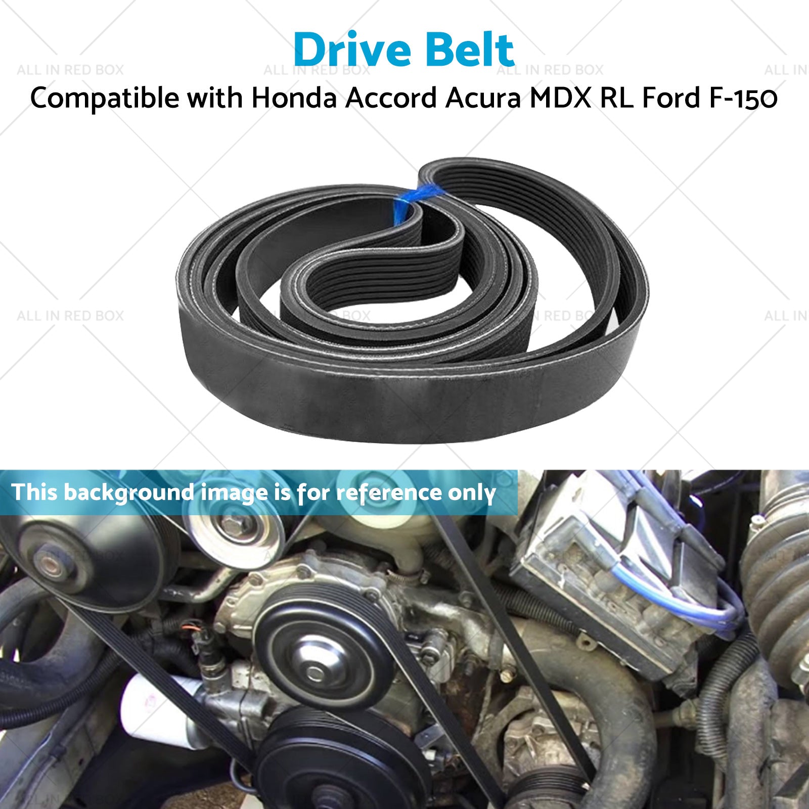 6PK2135 Drive Belt Suitable for Ford Mustang Honda Acura TL MDX RL 3. 7L 98-15-4