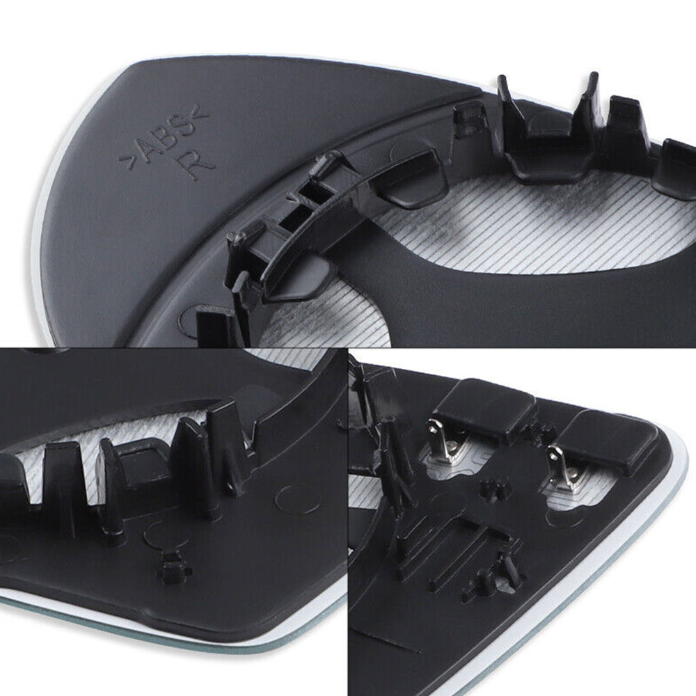 Right Heated Convex Mirror Glass with Base Suitable For VW Golf MK7 / MK7.5 2013-2018-3