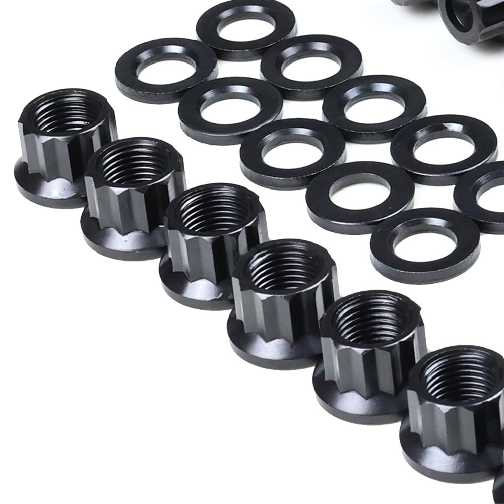 Suitable for Ford Falcon Barra XR6 BA BF FG FGX 4. 0 6 Cyl 12 Point Head Stud Kit-4