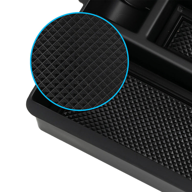 Black Center Console Armrest Storage Box Tray Suitable For Isuzu D-Max / DMAX-4