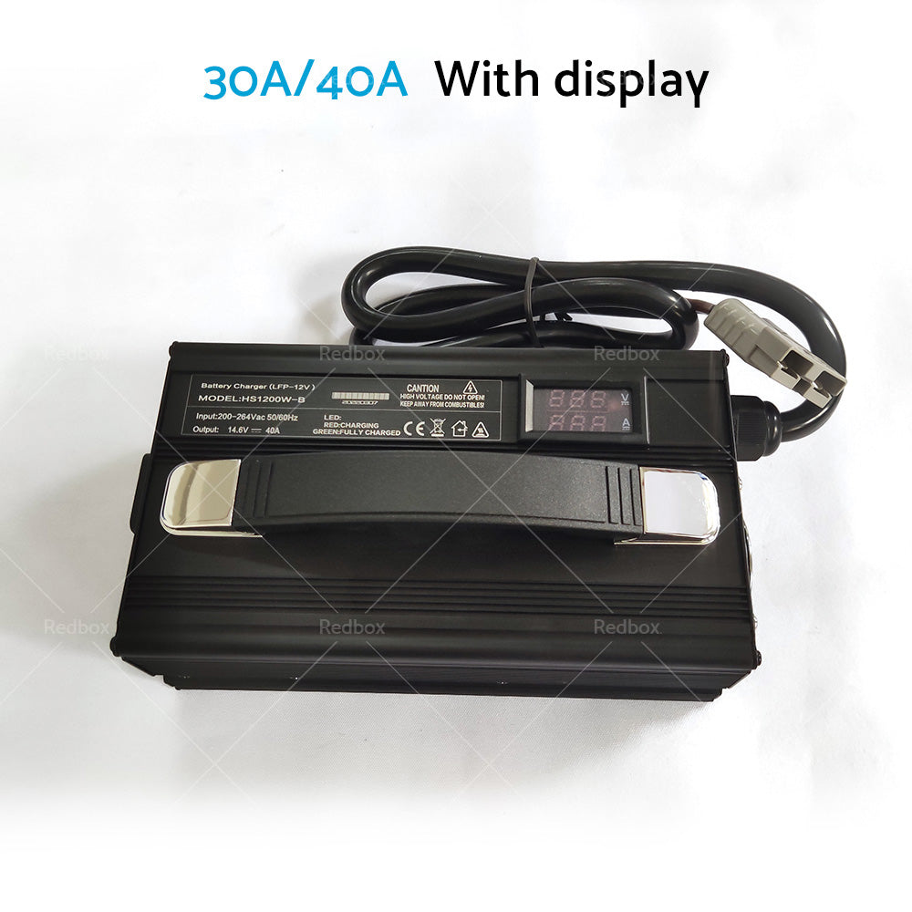14.6V Lithium Battery Charger 30A / 40A With or Without Display Suitable For AC / DC Lithium Iron LiFe-1