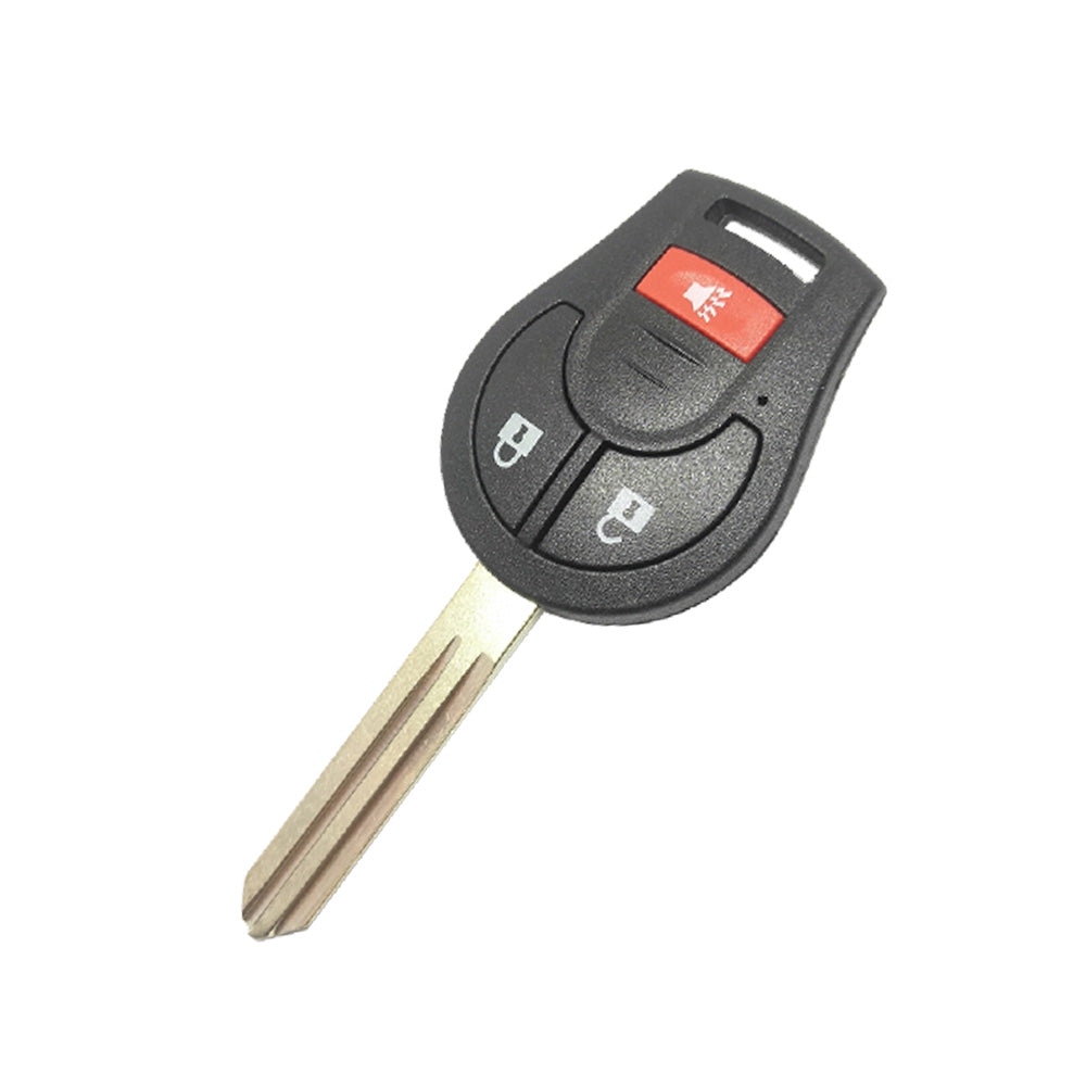 3-Button Complete Remote Car Key 433MHz Suitable For Nissan X-Trail T31, Tiida, Micra, Pulsar & Almera-0