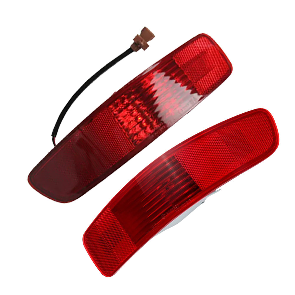 2x Rear Bumper Bar Light Reflector Suitable For Mitsubishi Outlander 2006-2012 LR-0