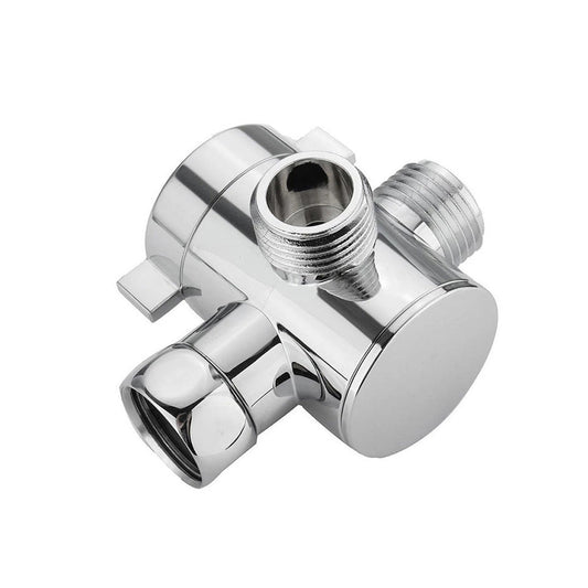 1 2 in Three Way T-adapter Valve For Toilet Bidet Shower Head Diverter Valve-0