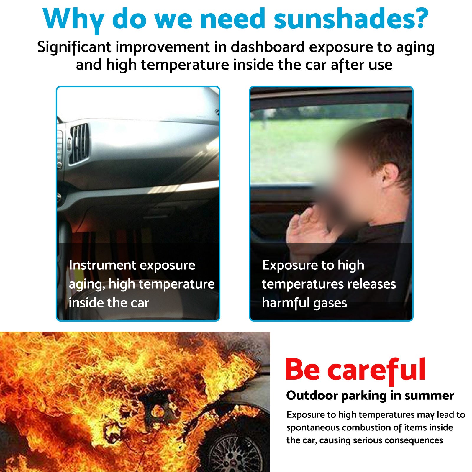 6-Layer Windscreen Sun Shade Suitable For Kia Carnival 2014-2020 UV Protection-2