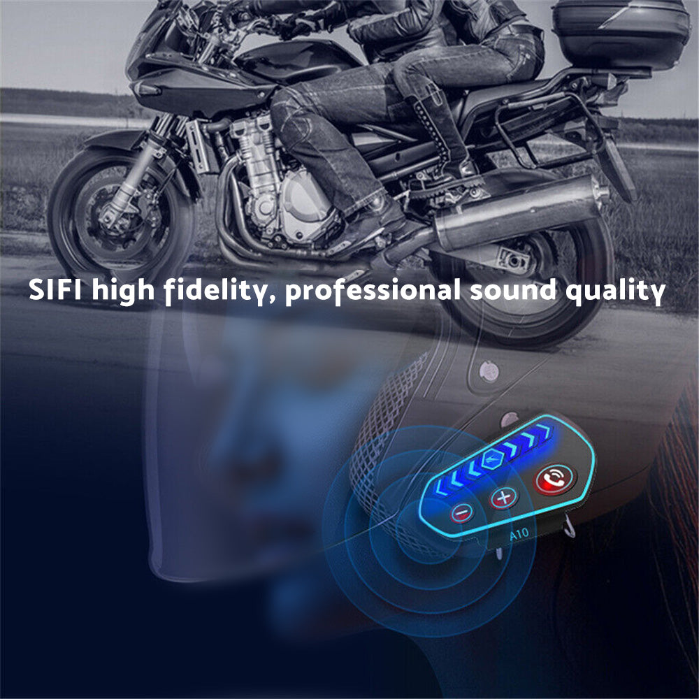 Bluetooth-5. 0 Wireless Motorcycle Helmet Headset Intercom Motorbike Headphone-2