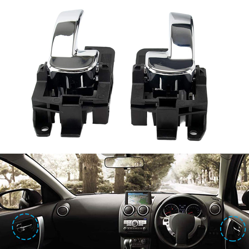 2x Inner Interior Door Handles Left & Right Suitable For Nissan Dualis J10-4
