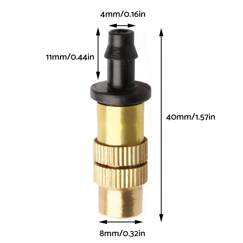 5-20x Brass Spray Misting Nozzle Sprinkler Head Garden Farm Irrigation Connector-1