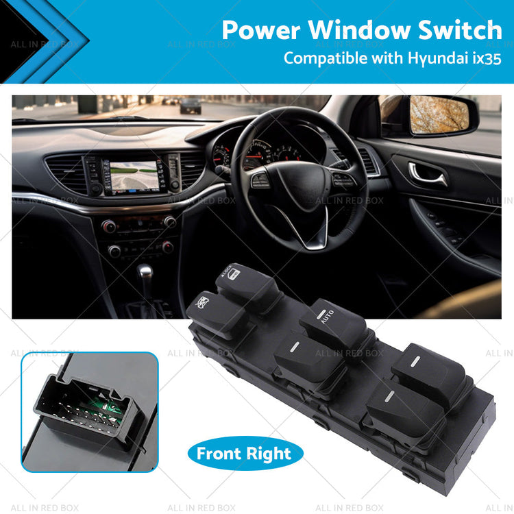 Electric Window Switch Master Control Suitable For Hyundai IX35 2010-2017 RHD-0
