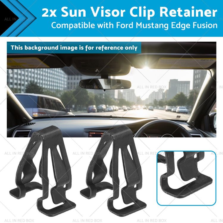 DS7Z-9904132-A 2x Sun Visor Clip Retainer Suitable for Ford Mustang Edge Fusion-0