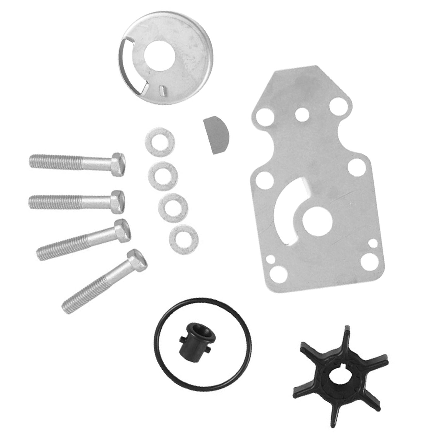 Water Pump Impeller Kit Suitable For Yamaha 9.9 15 HP 2 Strokeb 63V-W0078-01-3