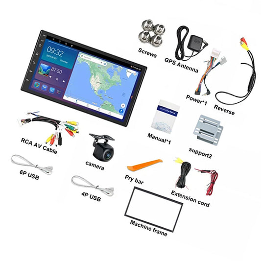 7 inch Wireless CarPlay Android Auto Head Unit Suitable for Nissan Dualis J10-0