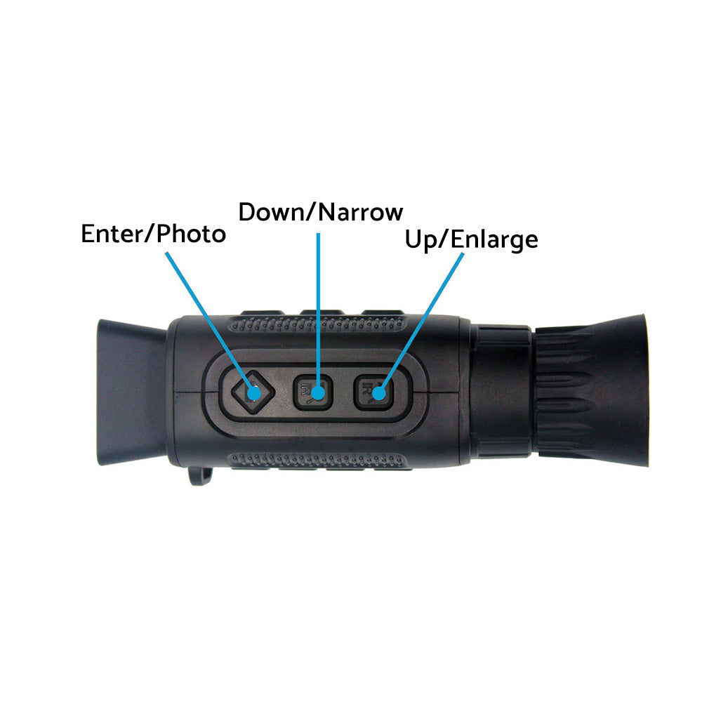 IR Night Vision Monocular 5X Zoom Telescope Digital Camera Hunting HD Video 1080-2