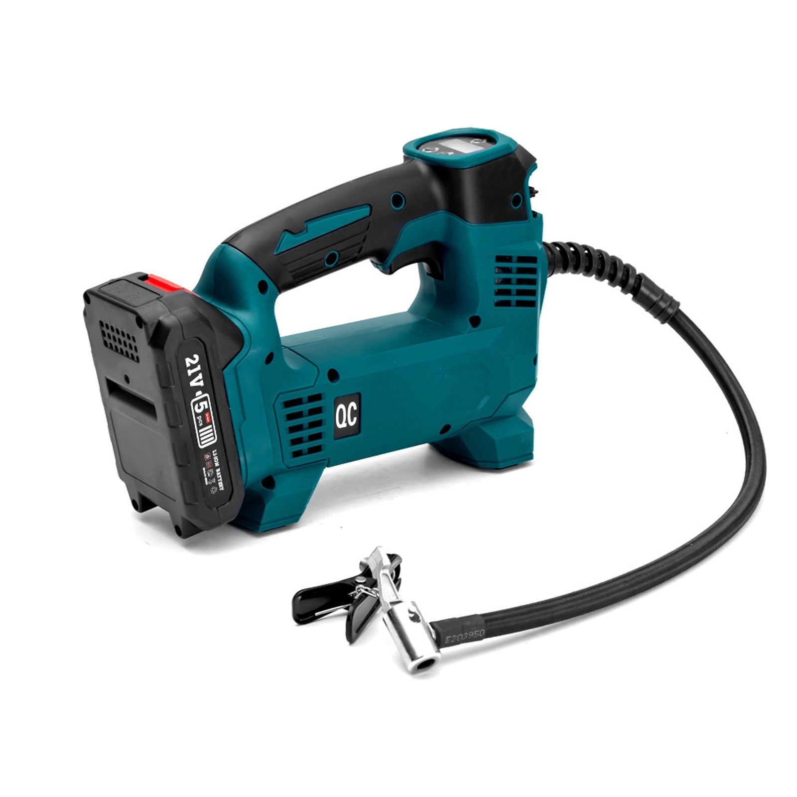 Cordless Portable Tyre Inflator Pump With Battery Charger Suitable For Makita 18V Battery-0