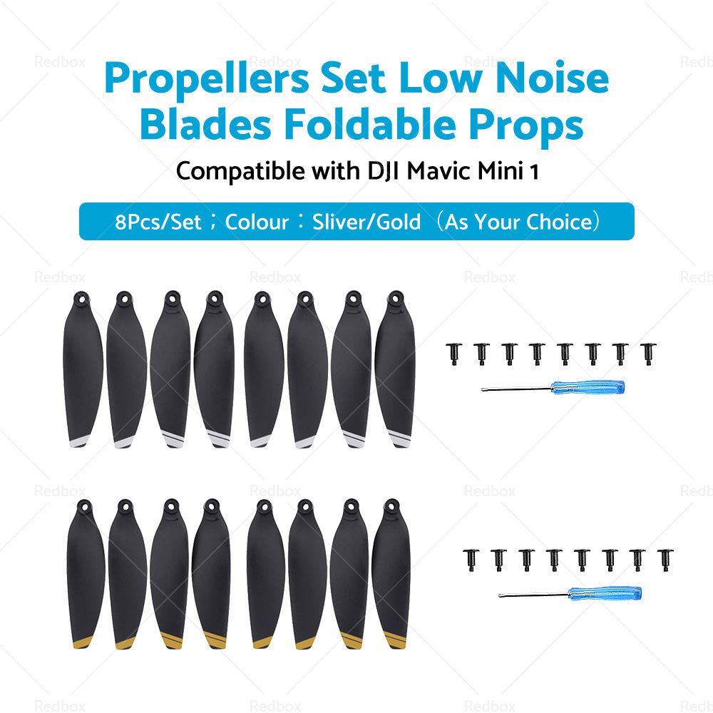 8x Foldable Low-Noise Propeller Blades Set Suitable For DJI Mavic Mini 1-1
