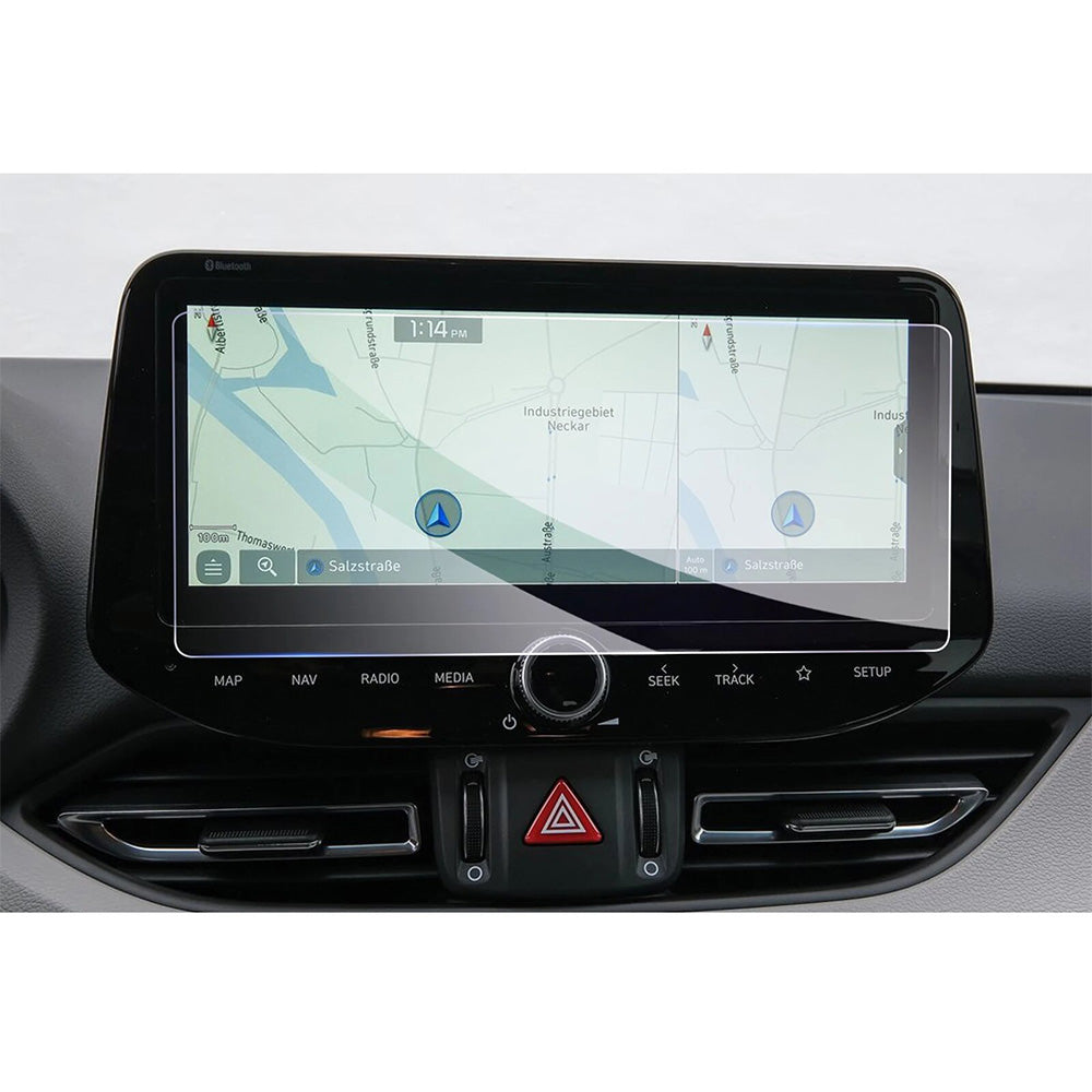 10.25-Inch Car Touch Screen Tempered Glass Protector Suitable For Hyundai i30 Sedan 2022-3
