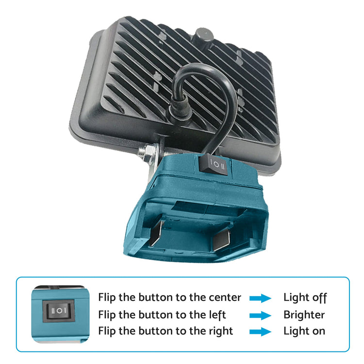8in LED Work Light Suitable For Makita 18V Li-Ion Battery Workshop Flashlight-4