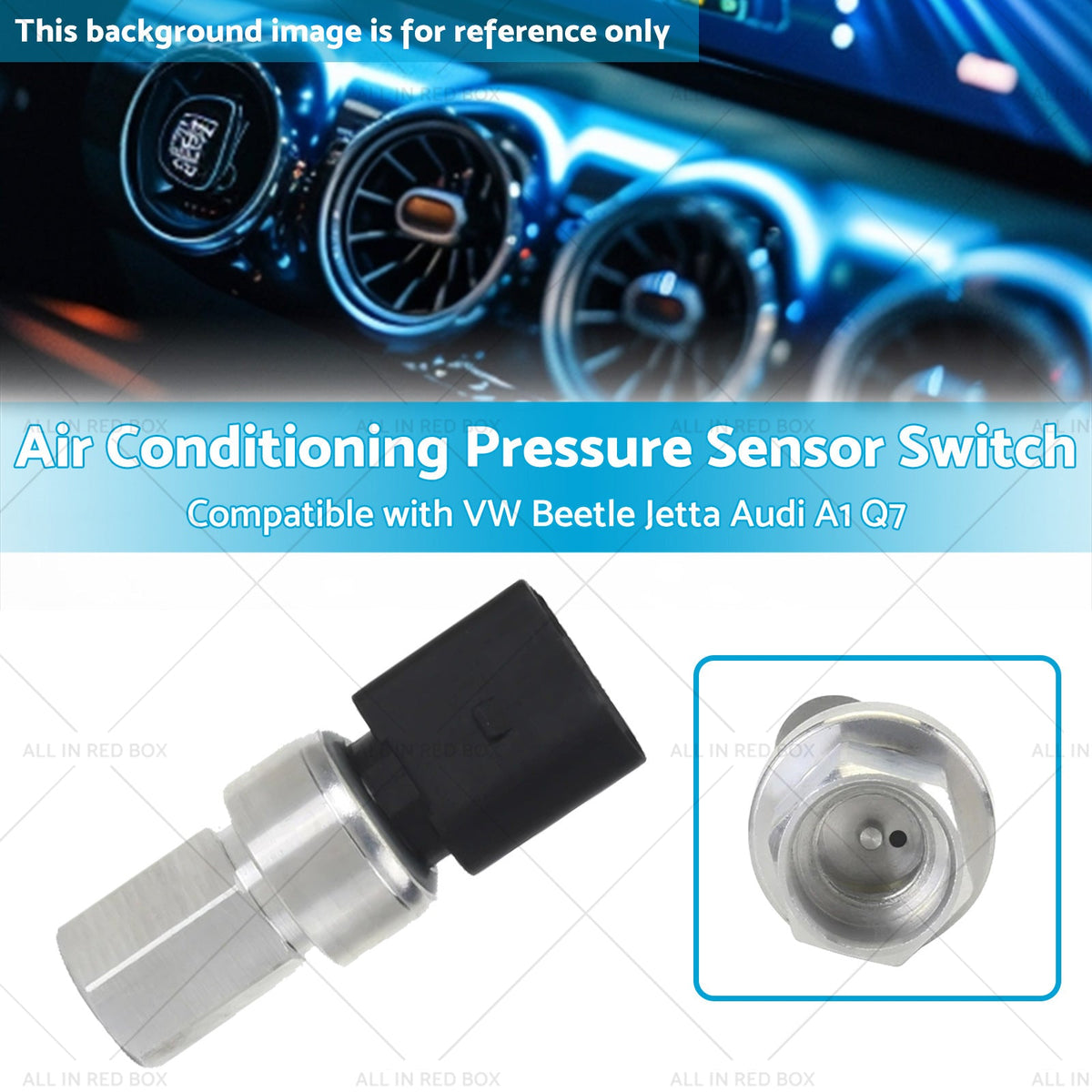 Air Conditioning Pressure Sensor Switch 1K0959126E Suitable For VW Audi A3 S3 Q3-2