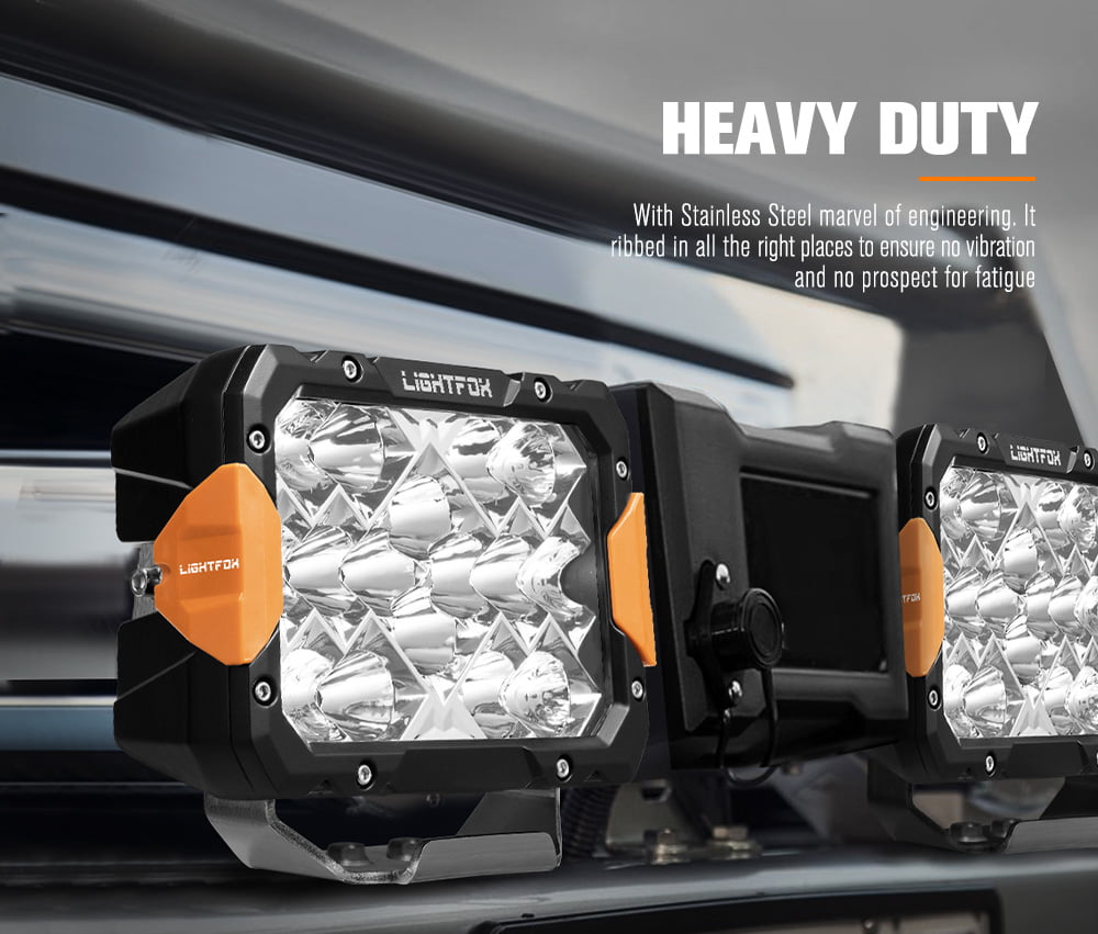 LIGHTFOX Pegasus Series 9inch Osram LED Driving Lights 1 Lux @906m 11,390 lumens