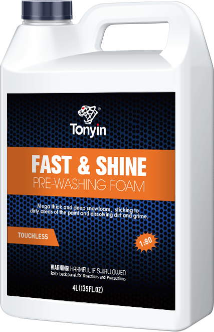 TONYIN FAST & SHINE PRE-WASHING FOAM 4L (TOUCHLESS 1:50-1:80)
