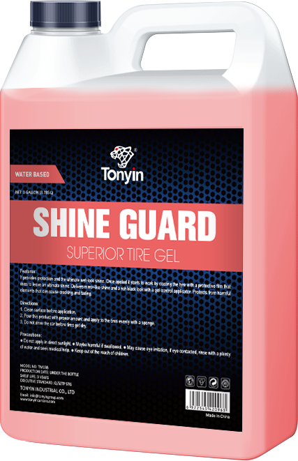 TONYIN SHINE GUARD SUPERIOR TYRE GEL HIGH GLOSS TYRE GEL 4L (WATER BASED)