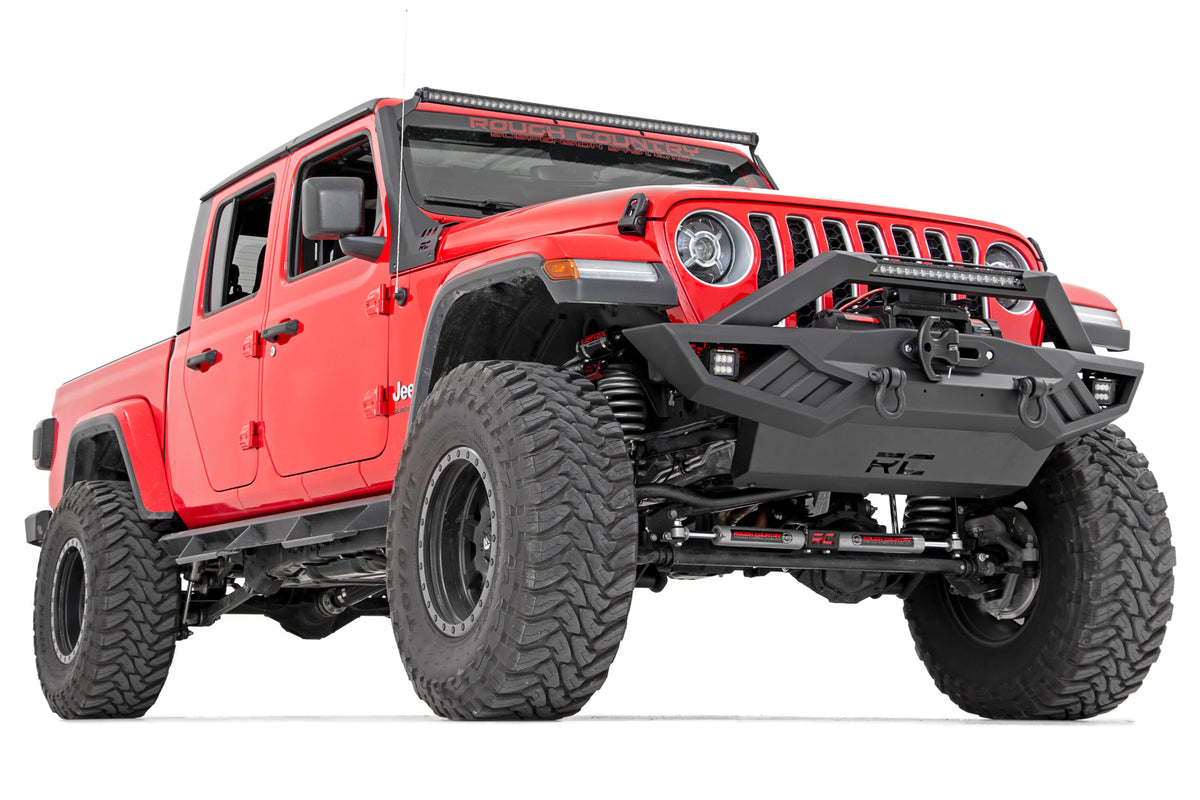 Jeep Wrangler JK JL JT Ribbed Front Winch Bumper