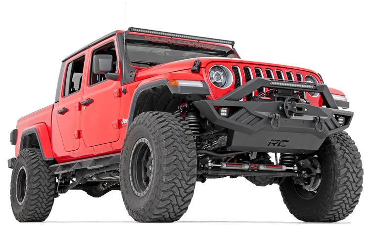 Jeep Wrangler JK JL JT Ribbed Front Winch Bumper
