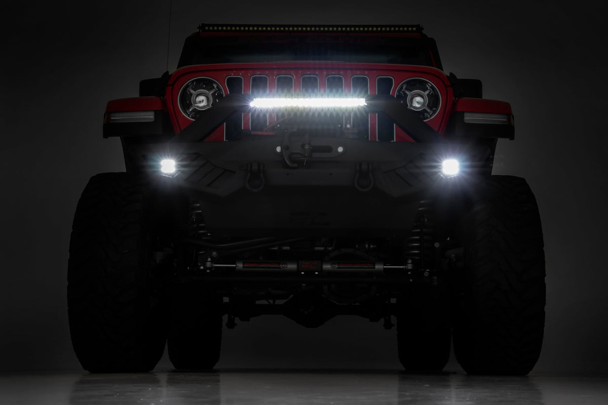 Jeep Wrangler JK JL JT Ribbed Front Winch Bumper