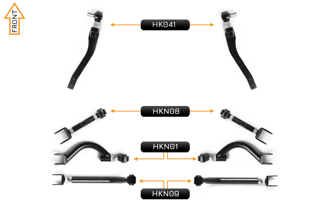 Essentials Arm Kit - Nissan 200SX S14 / S15 (Front & Rear)