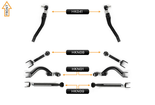 Essentials Arm Kit - Nissan 200SX S14 / S15 (Front & Rear)