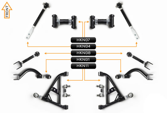 PRO Arm Kit - Nissan Skyline R32 GTR (Front & Rear)