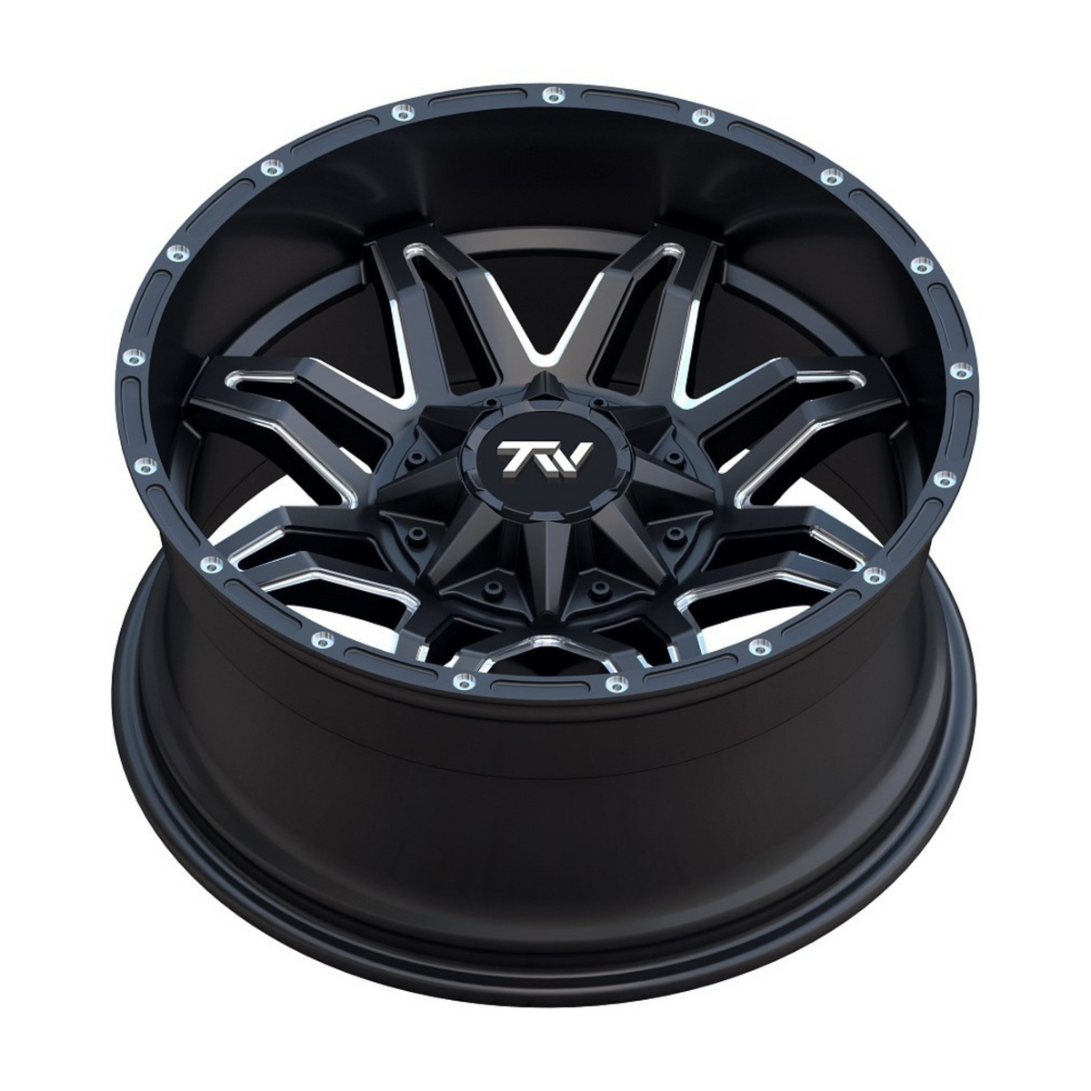 TW Spider Gloss Black with Milled Accents