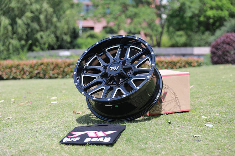 TW Cross Gloss Black with Milled Accents
