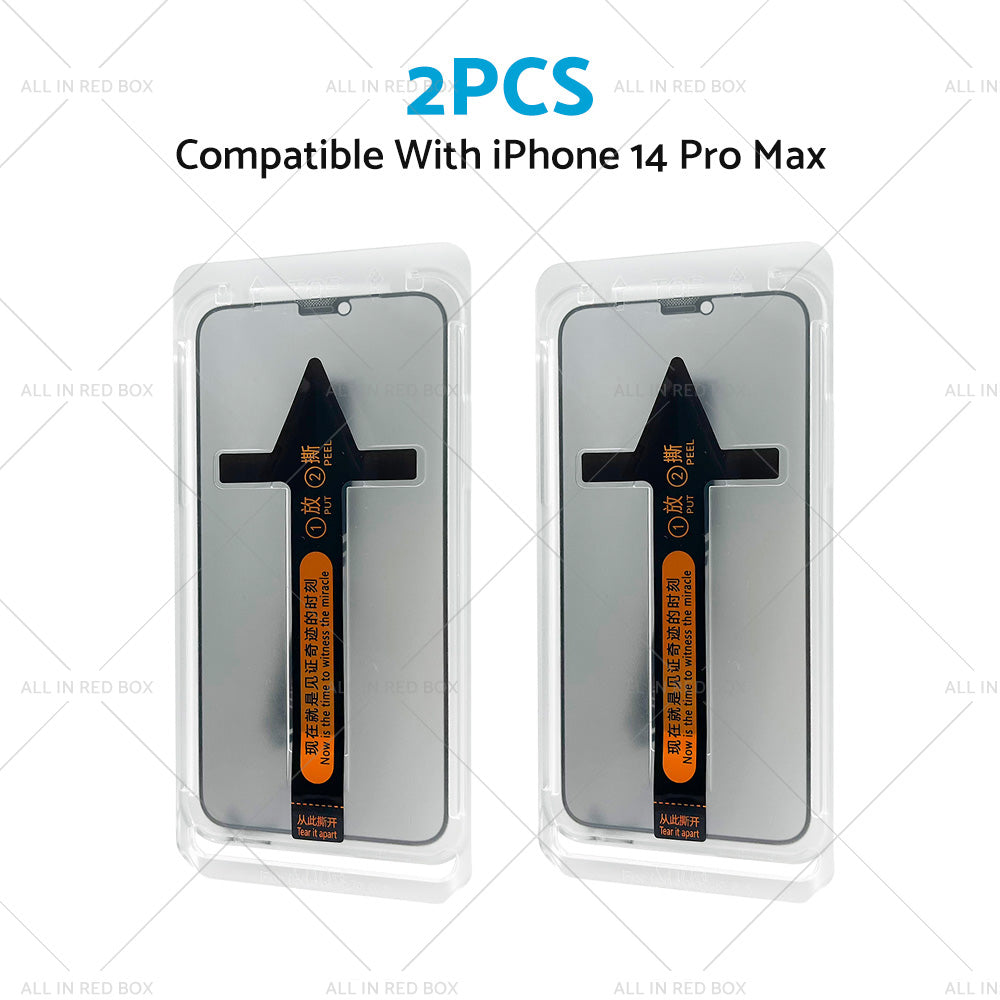 2PCS Screen Protector Privacy Tempered Glass Suitable For iPhone 14 Pro/ Max-2