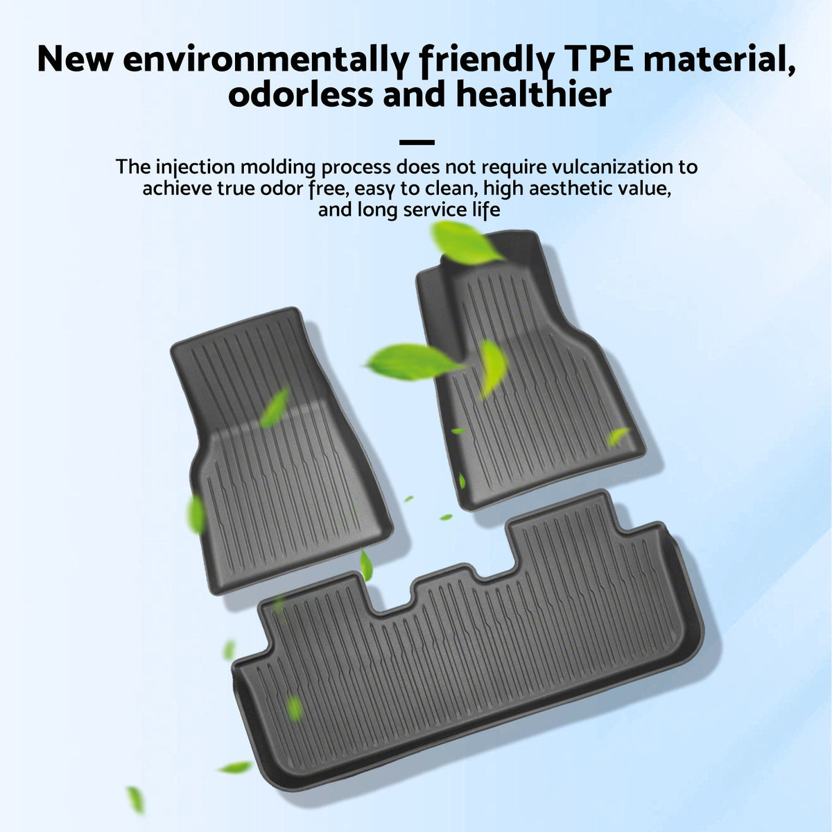Front Rear Boot Liner Kit Anti-Scratch Suitable For Tesla Model Y 25-On-4