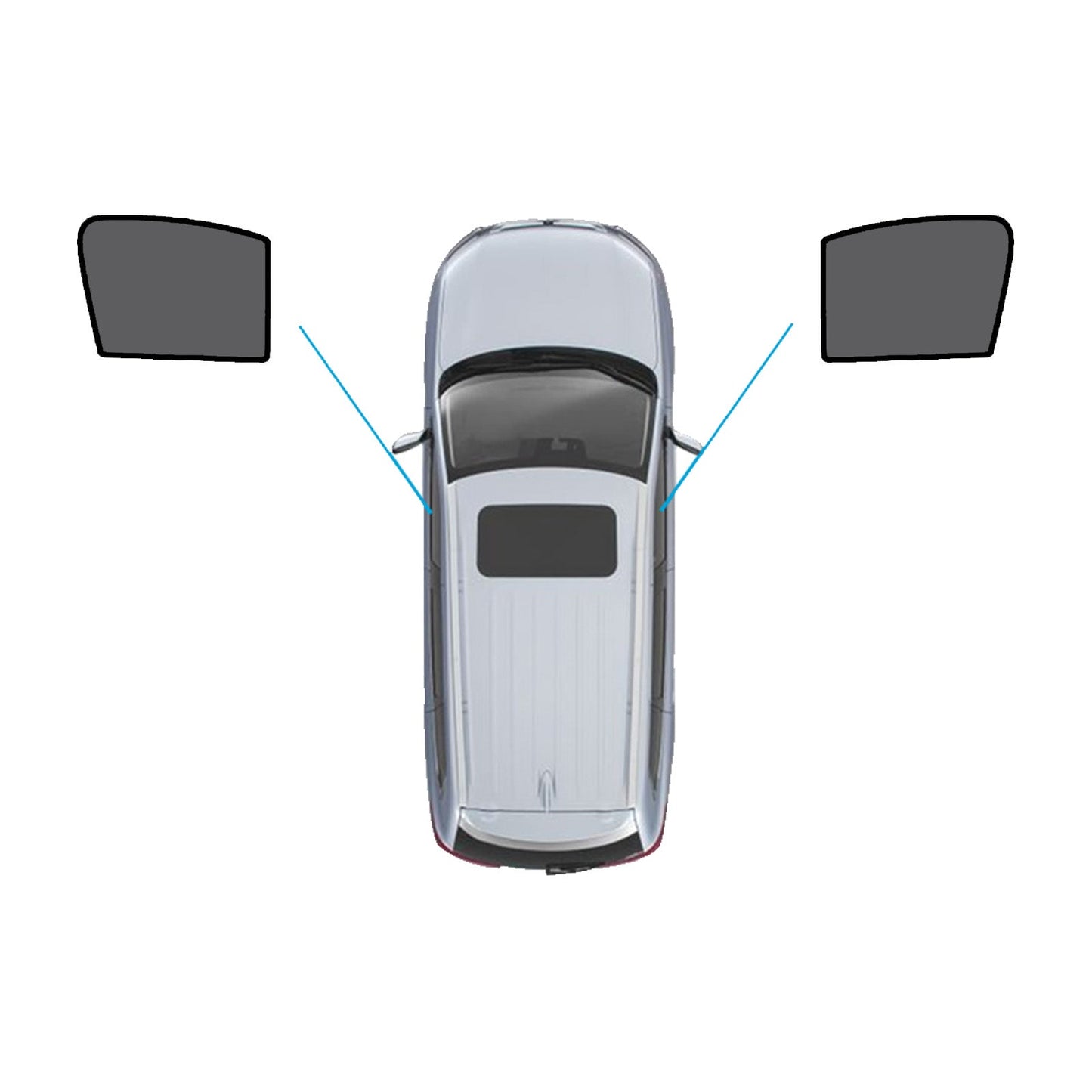 Window Sun Shades Magnetic Mesh Accessories Suitable For Mercedes-Benz GLA 2020-On-1