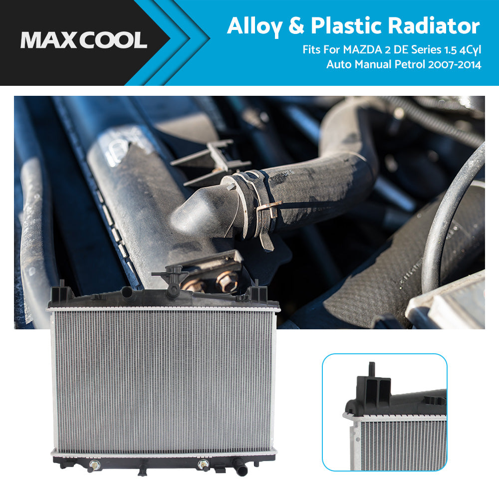 RADIATOR for MAZDA 2 DE Series 1. 5 4Cyl Auto Manual Petrol 2007-2014-2
