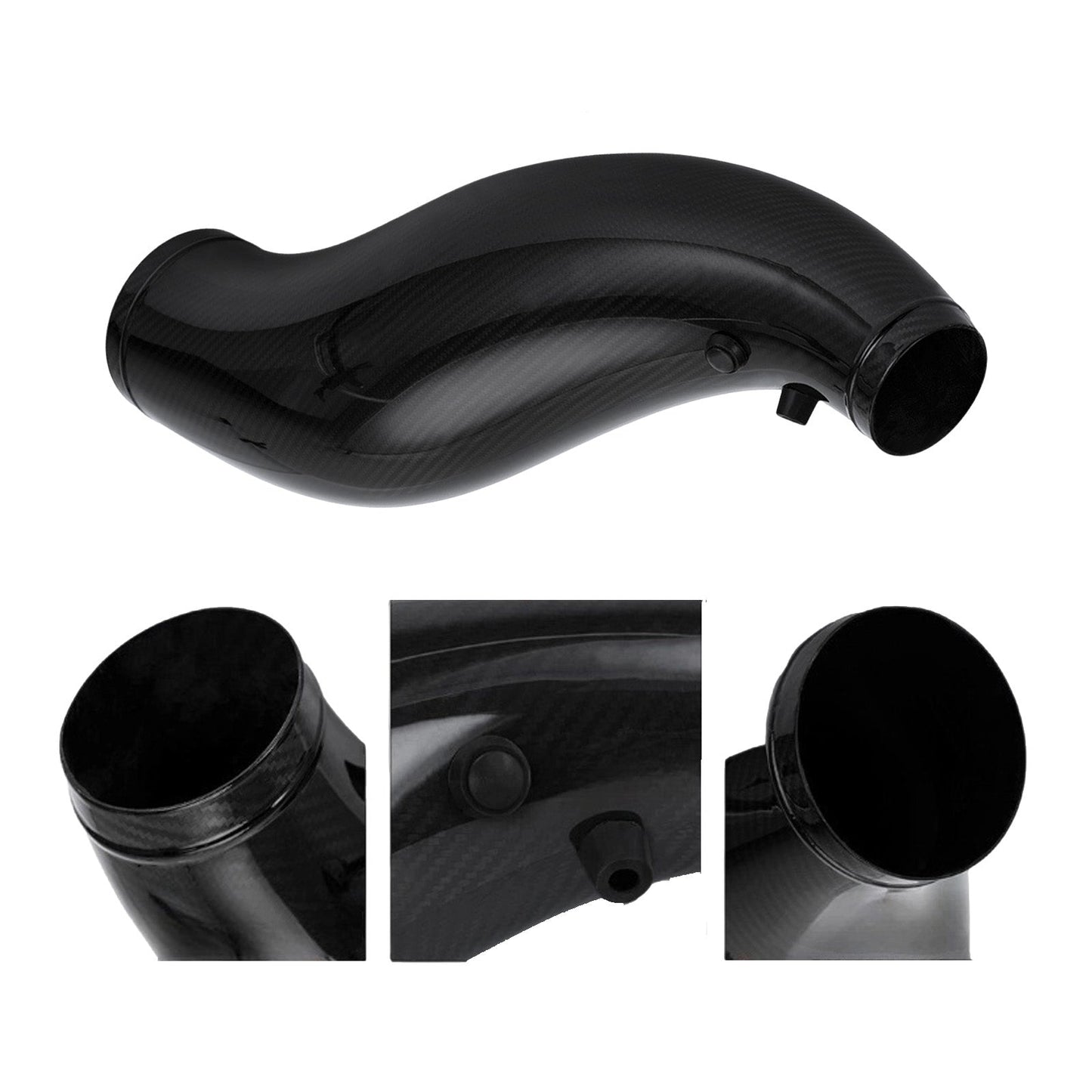 Air Intake Pipe With Air Filter Black Plastic Suitable For Honda Civic EG / EK 1992-2000-1