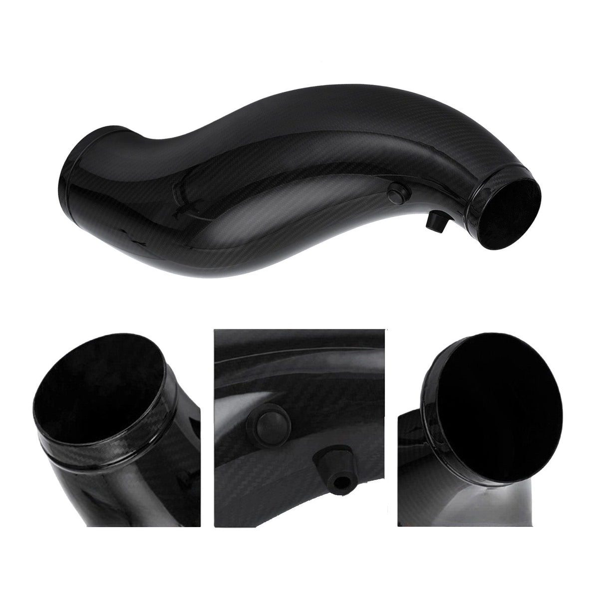 Air Intake Pipe With Air Filter Black Plastic Suitable For Honda Civic EG / EK 1992-2000-1