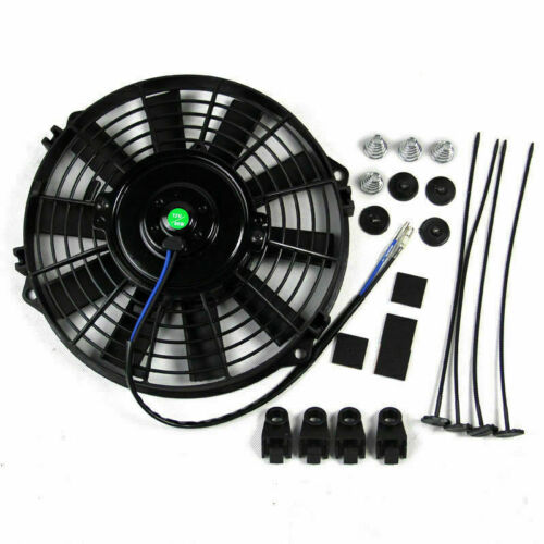 9 inch 12V Volt Electric Radiator Cooling Thermal Thermo Fan  Mounting Kits-0