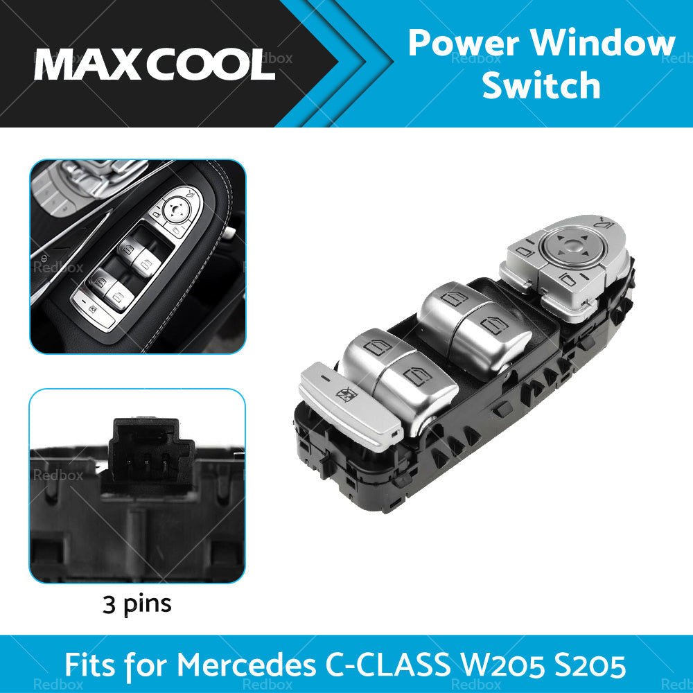 A2059056811 Master Power Window Control Switch For Mercedes C - CLASS W205 S205 - Frazy's Auto Parts