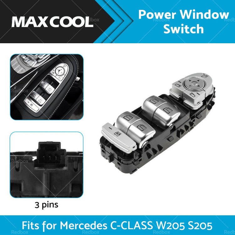 A2059056811 Master Power Window Control Switch For Mercedes C - CLASS W205 S205 - Frazy's Auto Parts
