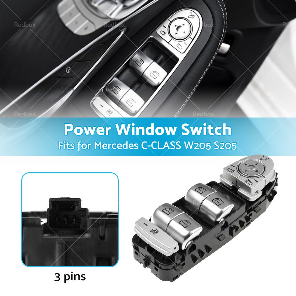 A2059056811 Master Power Window Control Switch For Mercedes C - CLASS W205 S205 - Frazy's Auto Parts