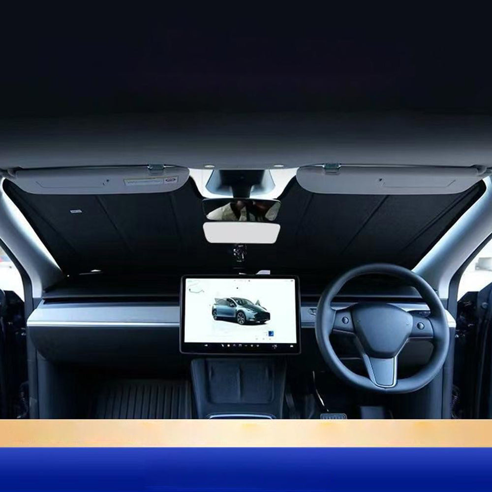 1Pcs Front Windscreen Sunshade Suitable For Nissan Patrol Armada 6th Gen Y62 18--3