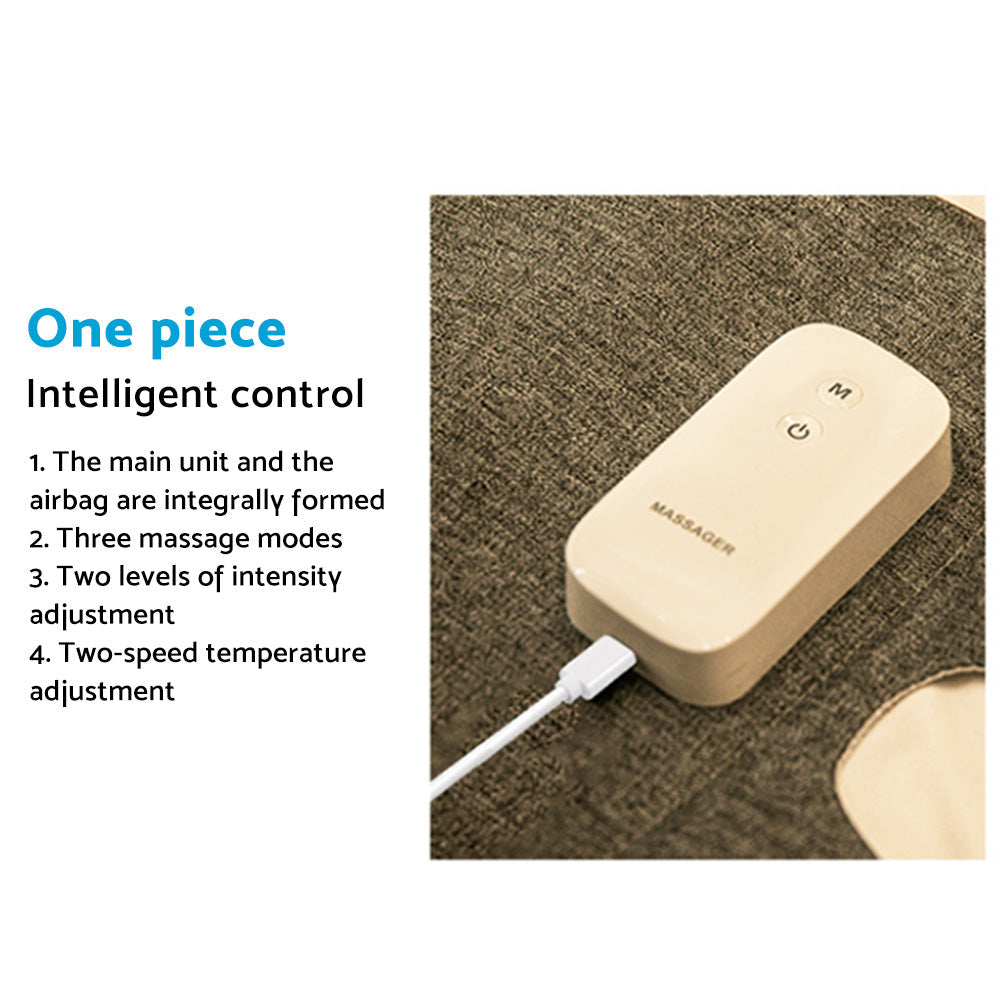 Calf Leg Electric Massager Heated Air Compression Circulation Wraps Rechargeable-2